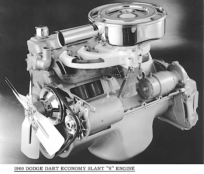 1960 Dodge Dart Economy Slant "6" Engine