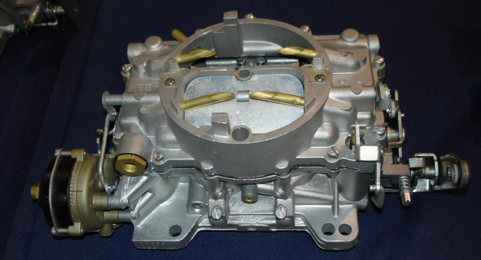 If you are building a street performance engine, you may need an emissions legal carburetor such as this Carter AFB.