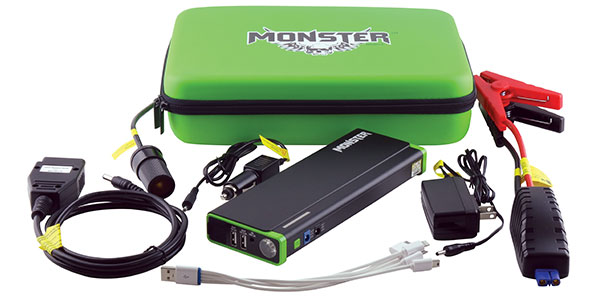 Monster Introduces New 12V Ultra-Safe Lithium Ion Jump Starter