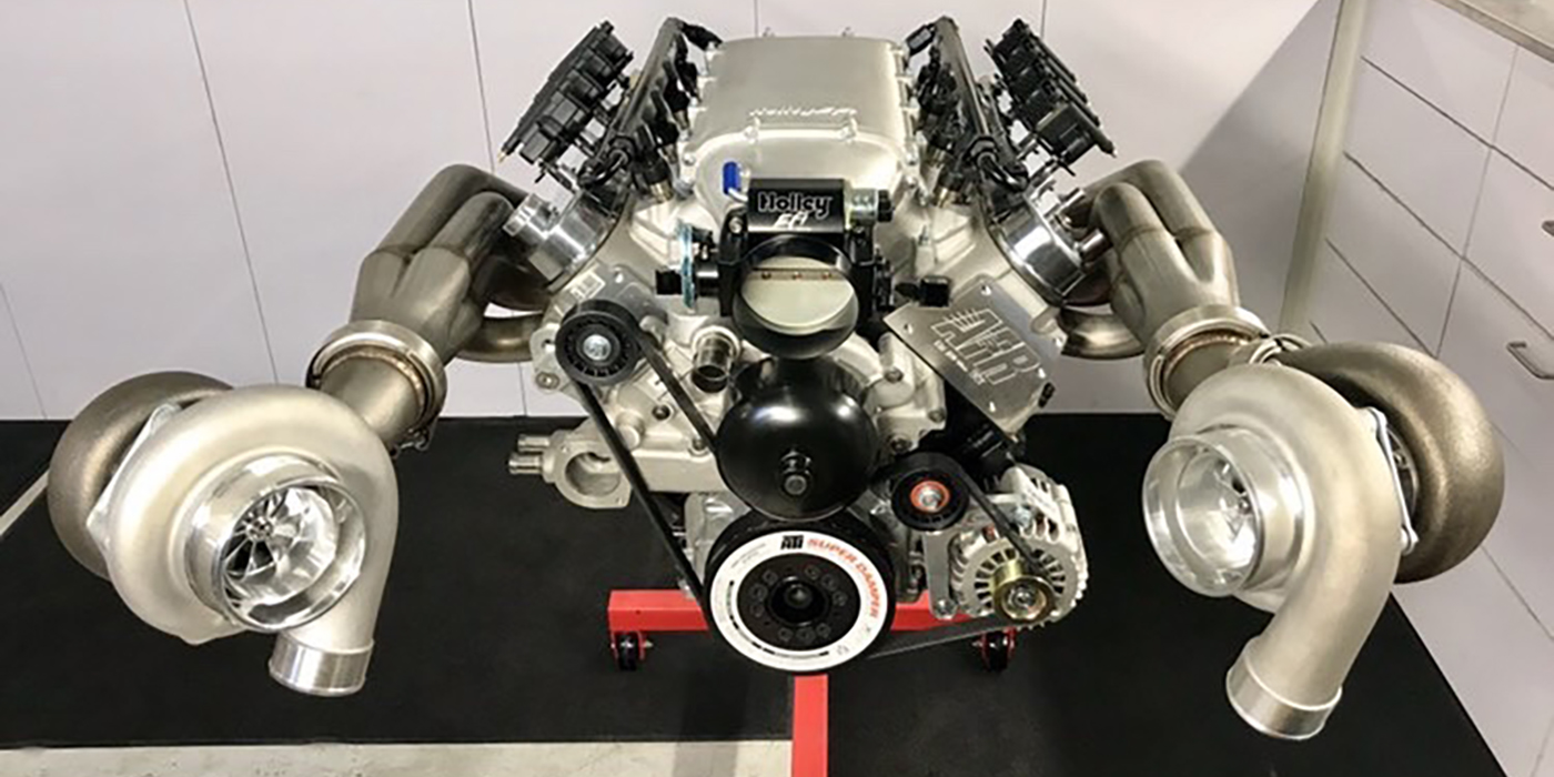 Engine Build Twin Turbo 370 cid LS Engine UnderhoodService