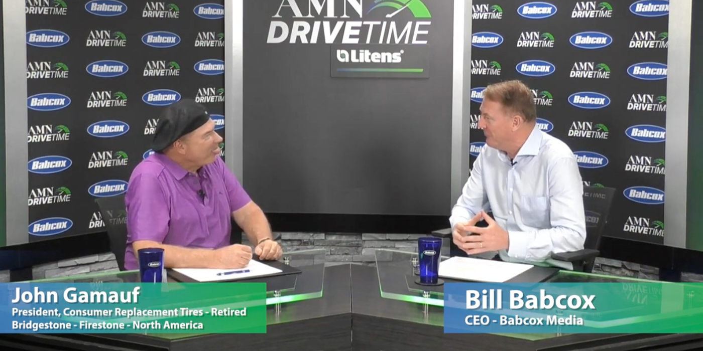 Johnny G, Bill Babcox, Talk Tire History on AMN Drivetime